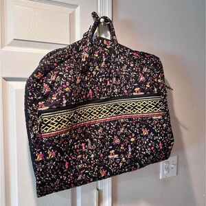 Vera Bradley Black Floral garment bag